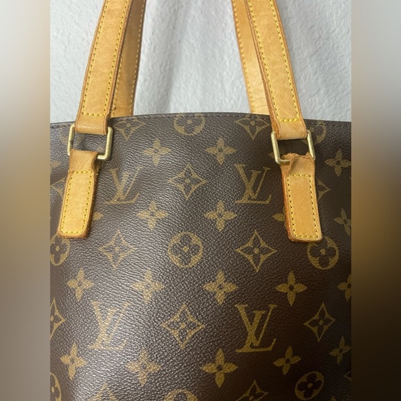 Louis Vuitton Brown Monogram Tote Bag - Picture 2 of 11